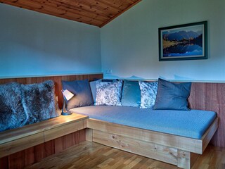Appartement 3 - Einzelbett als Sofa