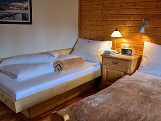 Appartement 2 - Einzelbett bezogen