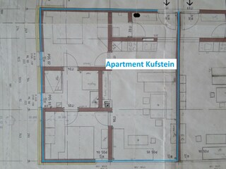 Apartment Gipfelsturm - Kufstein Lageplan