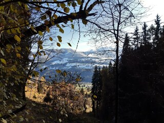 Haus Ennstalblick, es hat geschneit