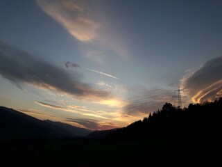 Haus Ennstalblick, Abendstimmung