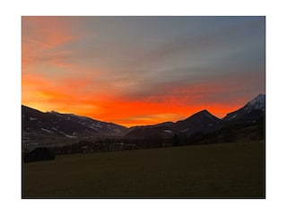 Haus Ennstalblick Abendstimmung