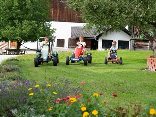 Kainreiterhof - mit den Gokarts herumdüsen