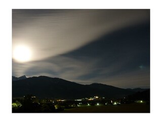 Aussicht Rapplhof bei Vollmond