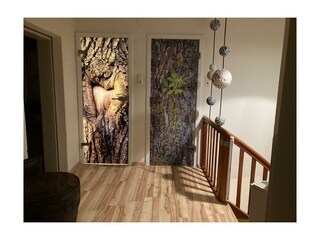 Ferienhaus Gruber:1 Stock Vorraum, WC-Tür, Badetür