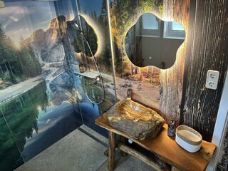Ferienhaus Gruber Aich, Badezimmer