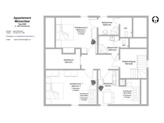 Appartement Meissnitzer - 2. OG - Skizze