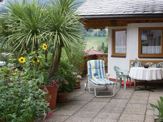Gästehaus Passrucker -  Fewo B - Terrasse