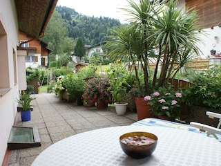 Gästehaus Passrucker -  Fewo B - gemütl. Terrasse