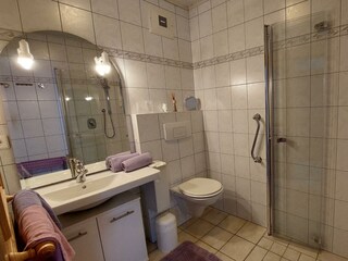 Gästehaus Passrucker - Fewo B - Dusche/WC 1
