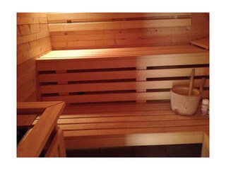 Sauna im Feriendorf Stodertraum