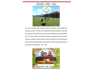 Berndl Hof Kas von der Familie Fuchs