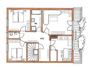 Grundriss Appartement