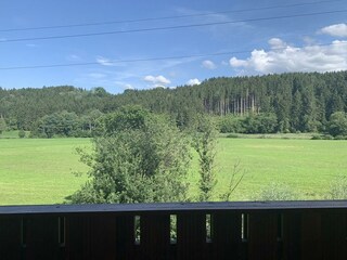 Ausblick Balkon