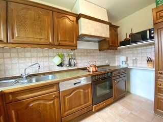 Küche im Bergblickappartment