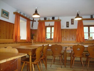 Farmhouse lounge with room for approx. 20 people