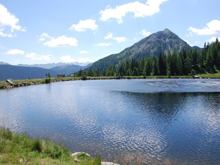 frischer Gebirgssee