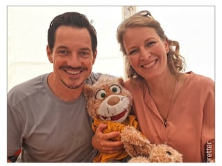 Leo mit Bergretter 1