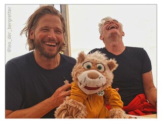 Leo mit Bergretter