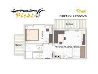 Appartement - Planai