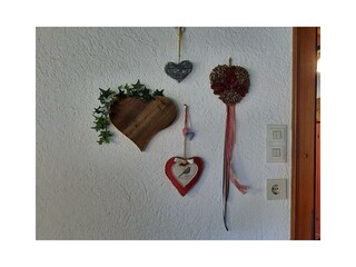 Blick vom Frühstücksraum ins Vorhaus