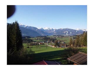 Blick vom Balkon der Ferienwohnung
