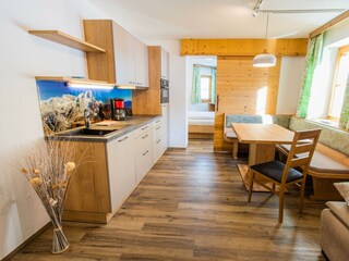 Gemütliche Appartementküche