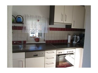 Küche im Ferienhäusl