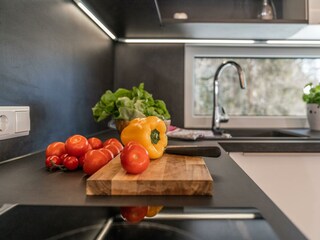 küche gemüse nah ferienwohnung ahorn ramsau am dac