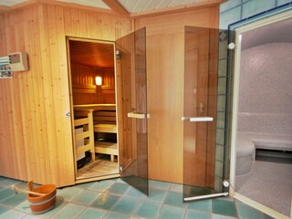 Finnische Sauna / Dampfsauna