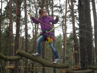 Im Kletterwald Ueckermünde
