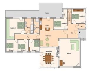 Casale Hallenberg Pianta del piano 41