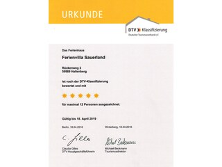 DTV-Urkunde