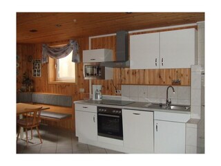 Appartement 2/ Küche plus Essplatz für 10 Pers.