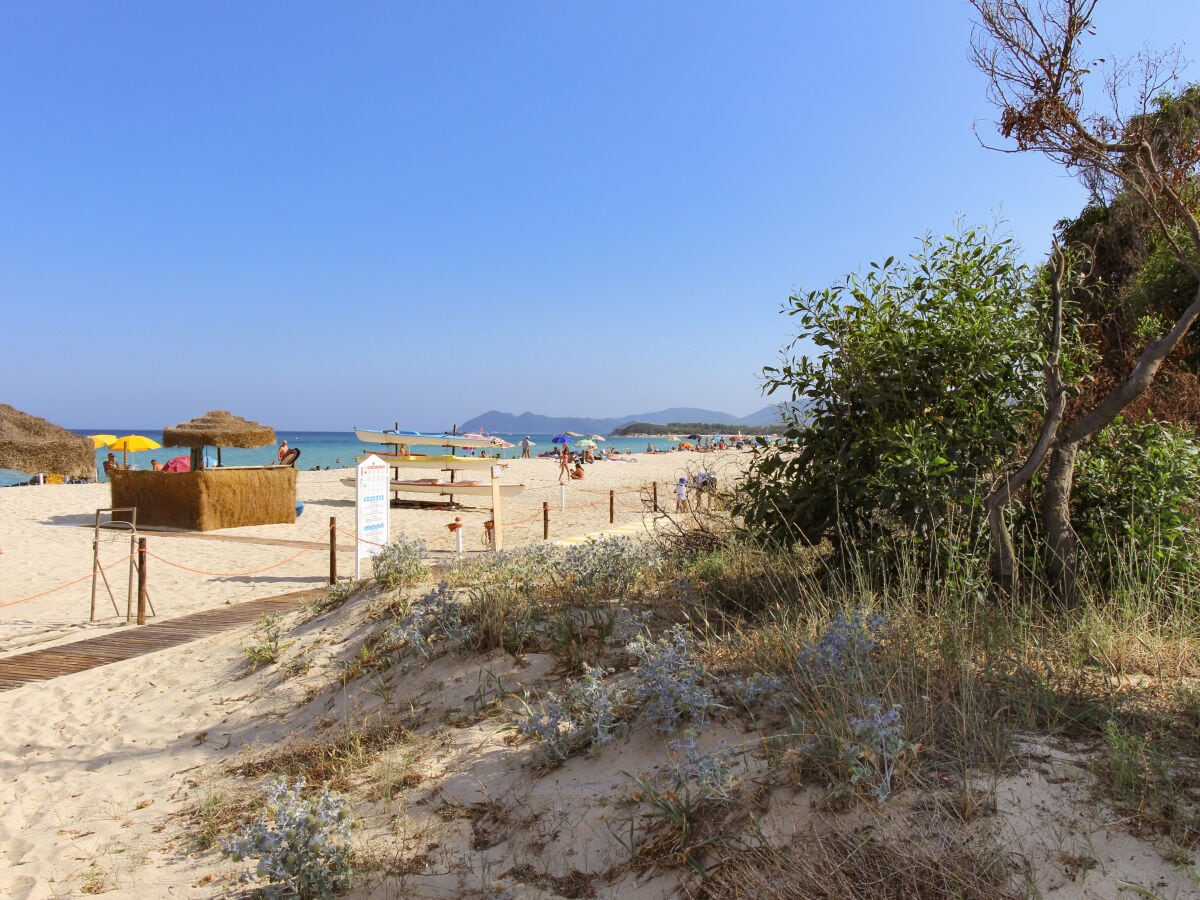 Strand im Ort Monte Nai