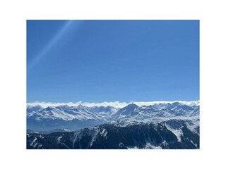Winter Berge abgeschnitten