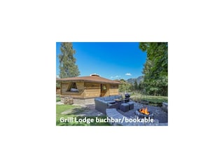 Grill-Lodge mit Kugelgrill und Indianergrill - Ros