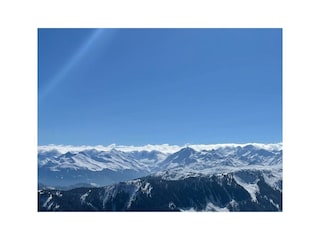 Winter Berge abgeschnitten