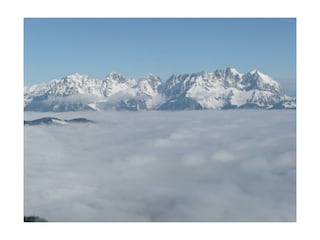 Wilder Kaiser im Nebel