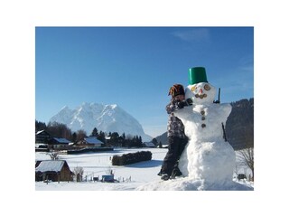 Mein Schneemann und ich - wir lassen grüßen