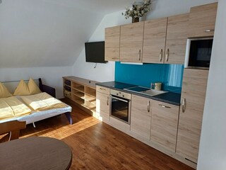 Wohnküche von Ferienwohnung Nr. 3 Gipfelkreuz