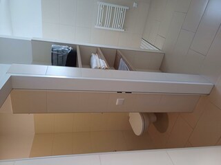 Badezimmer und WC Ferienwohnung Nr. 3 Gipfelkreuz