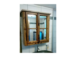 Badezimmer in der Hütte