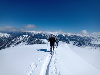 Eine Skitour gehen