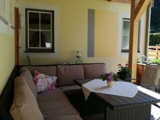 Terrasse im Garten