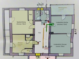 Lageplan "Panorama" Zimmer