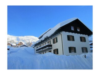 Haus im Winter