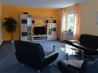 Modern eingerichtetes Wohnzimmer