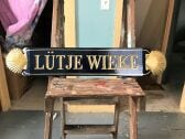 Lütje Wieke - unser Schild im Atelier