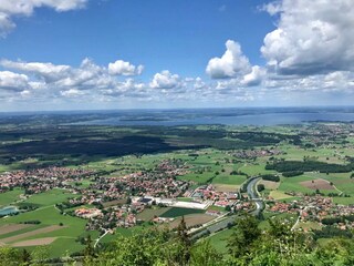 Blick von der Schnappenkirche Richtung Chiemsee